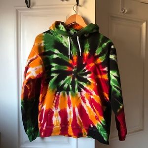 RASTA 420 VINTAGE TIE DYE HOODIE | SZ SM
